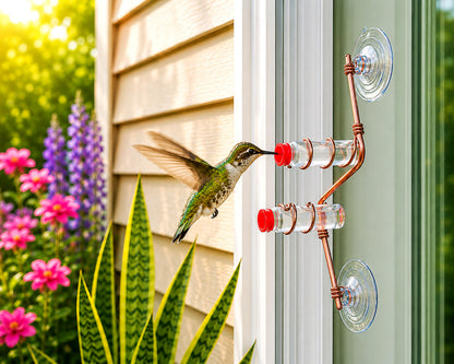 🌿 Window-Mounted Hummingbird Feeder | Geo 2.0 – Bring Birds Inches From Your Window