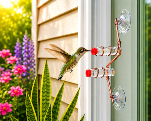 🌿 Window-Mounted Hummingbird Feeder | Geo 2.0 – Bring Birds Inches From Your Window