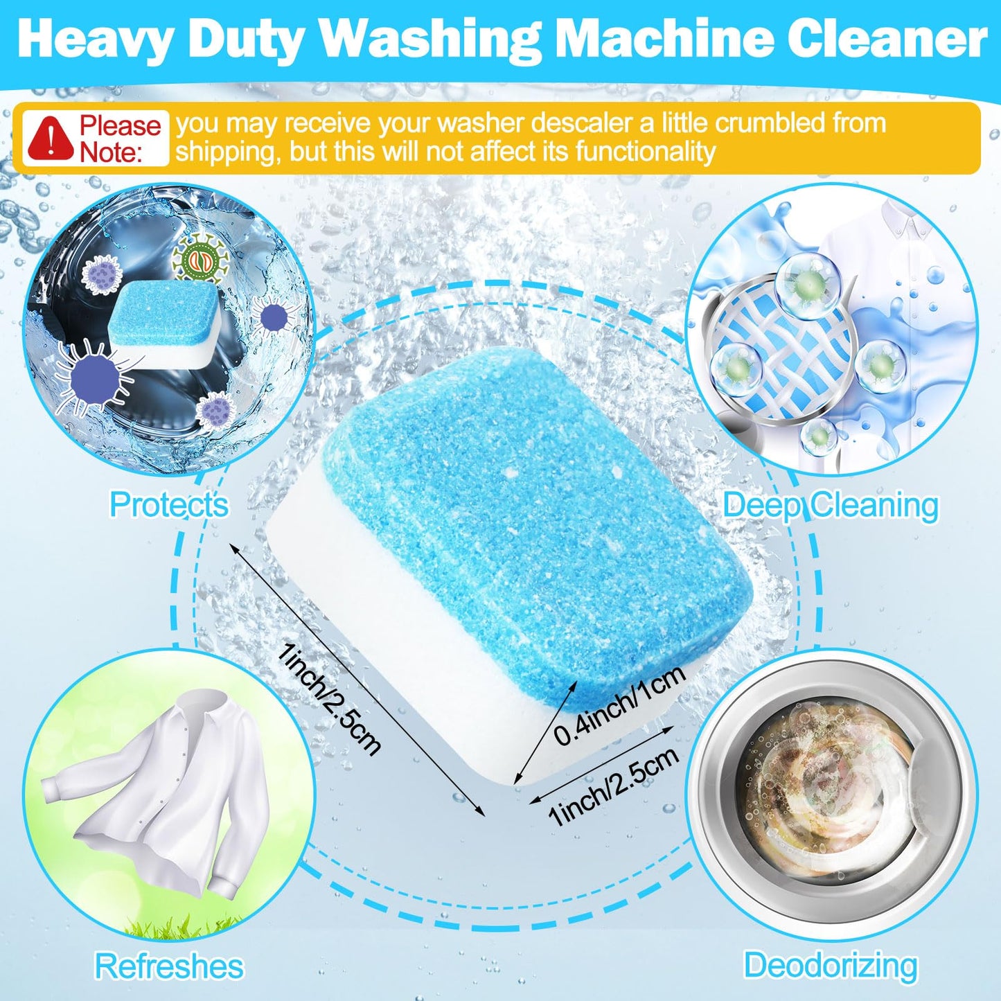 🧼 Deep Clean Your Washing Machine — In Just One Tablet