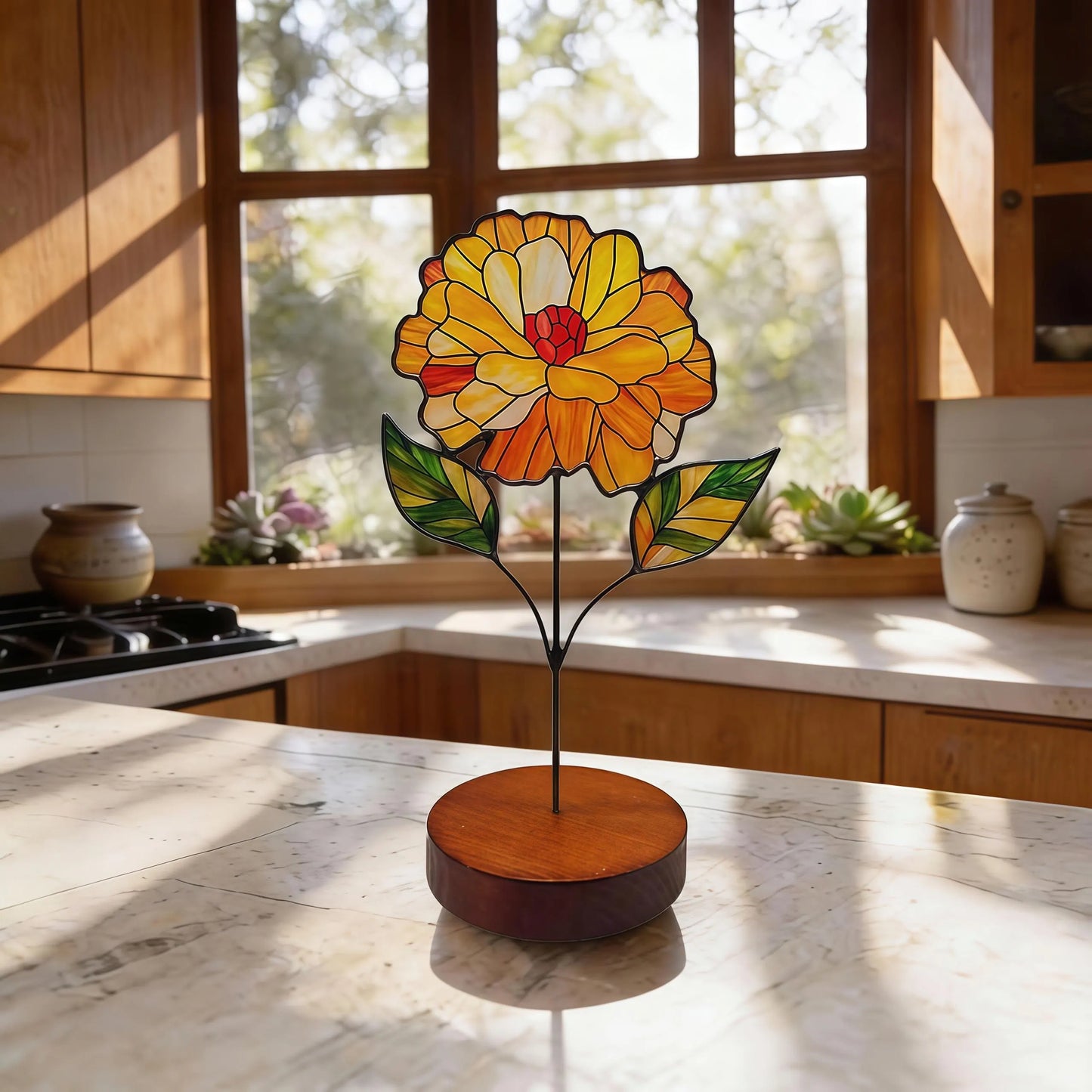 🌸 Birth Month Flower Suncatcher – A Gift That Speaks From The Heart