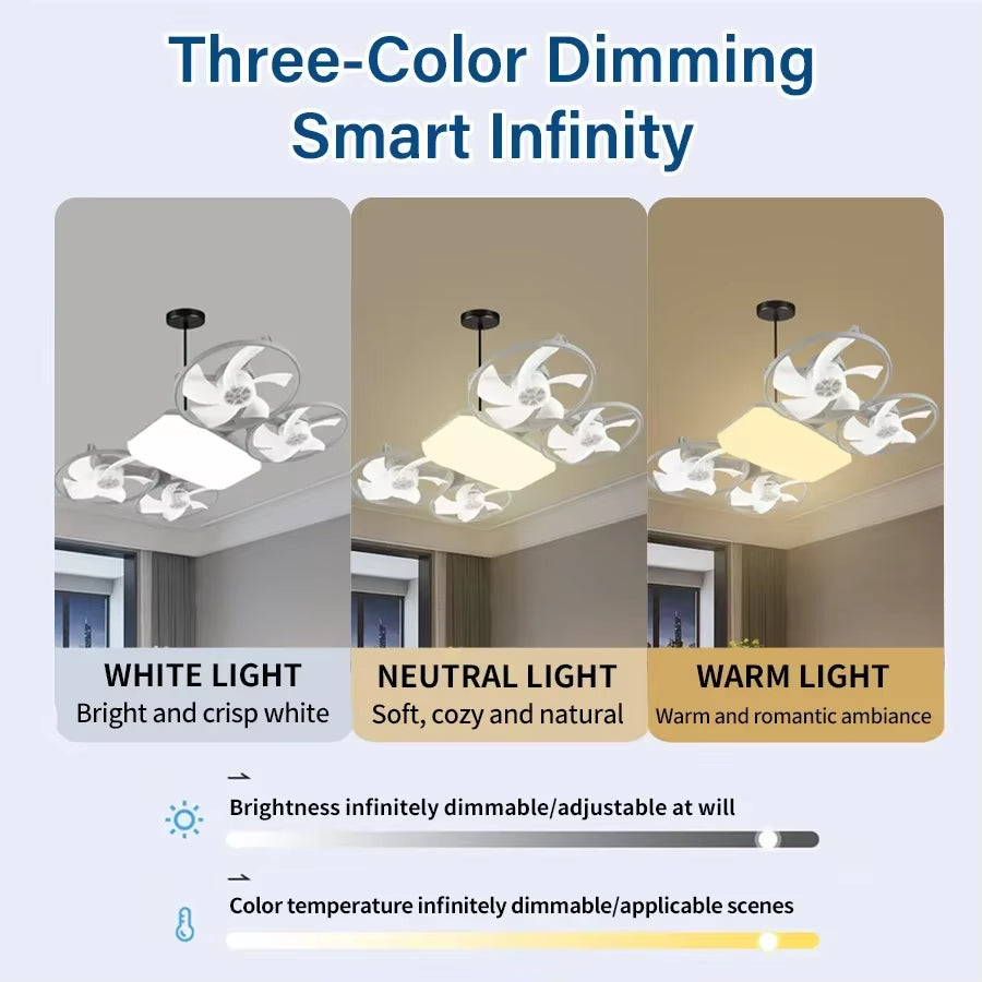 🚀 Cool Your Space. Light It Up. Upgrade Your Ceiling.
