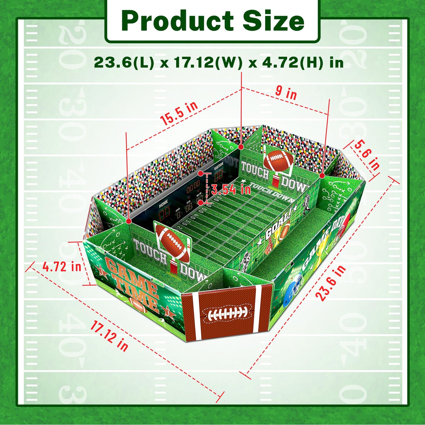 🏈 Turn Any Table Into a Football Snack Stadium