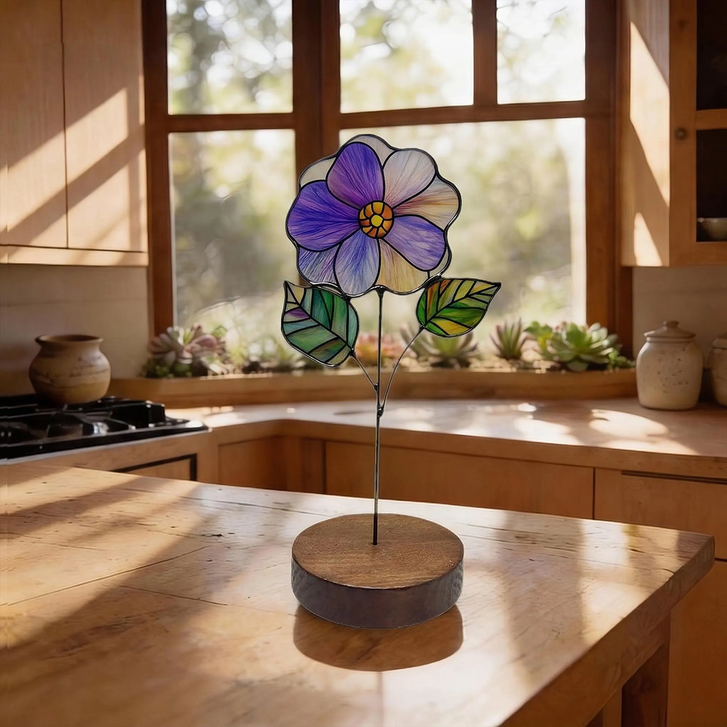 🌸 Birth Month Flower Suncatcher – A Gift That Speaks From The Heart