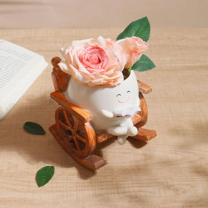 Adorable Rocking Chair Planters - Coffee, Reading, and Smiley Styles 🥳