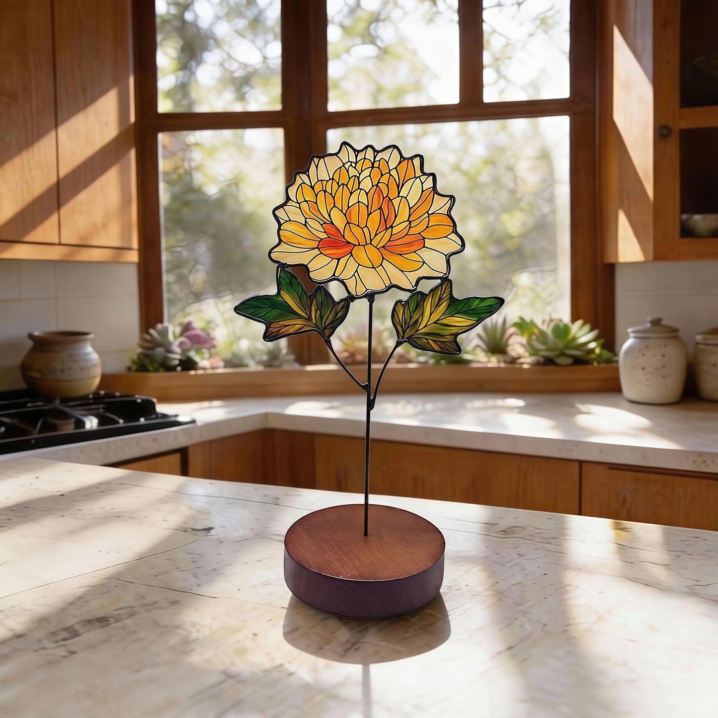 🌸 Birth Month Flower Suncatcher – A Gift That Speaks From The Heart
