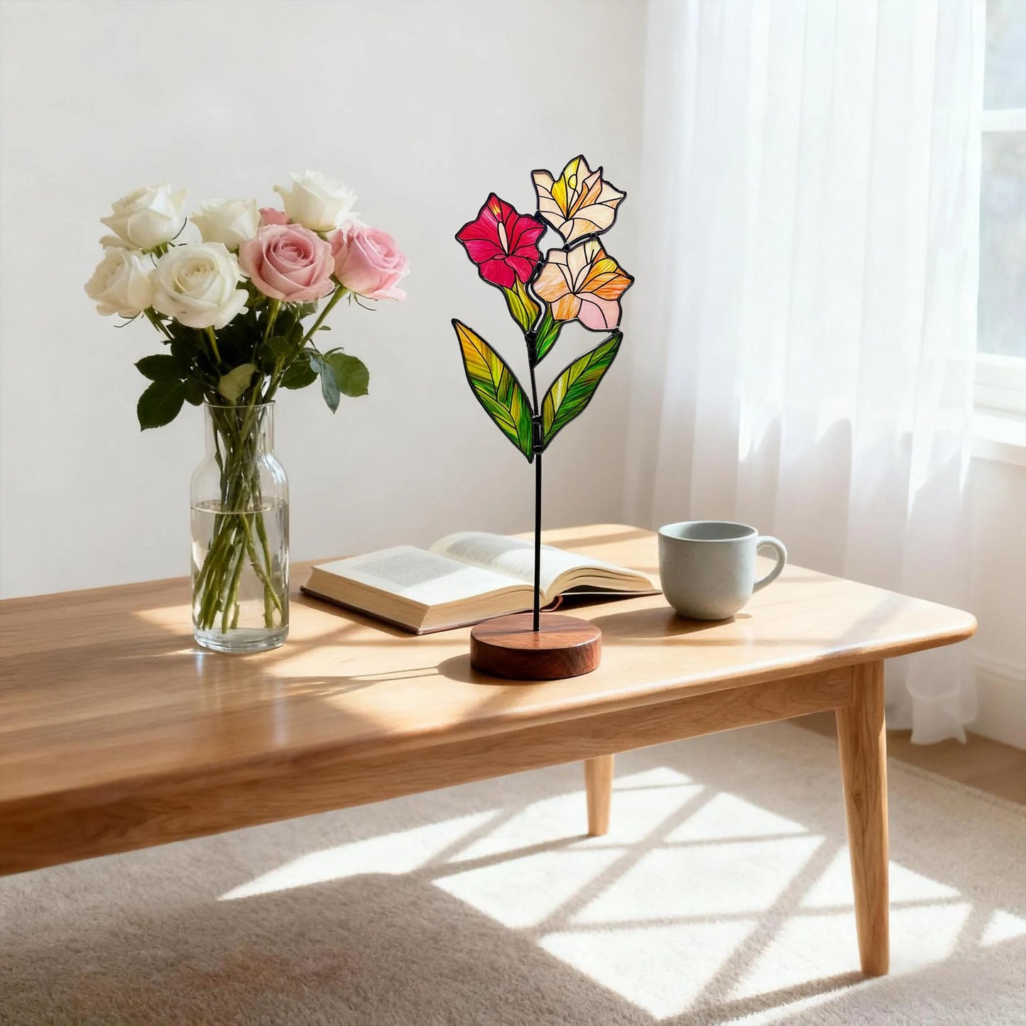 🌸 Birth Month Flower Suncatcher – A Gift That Speaks From The Heart