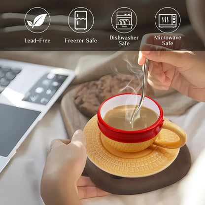 ☕ Whimsical Character-Inspired Ceramic Mug Set