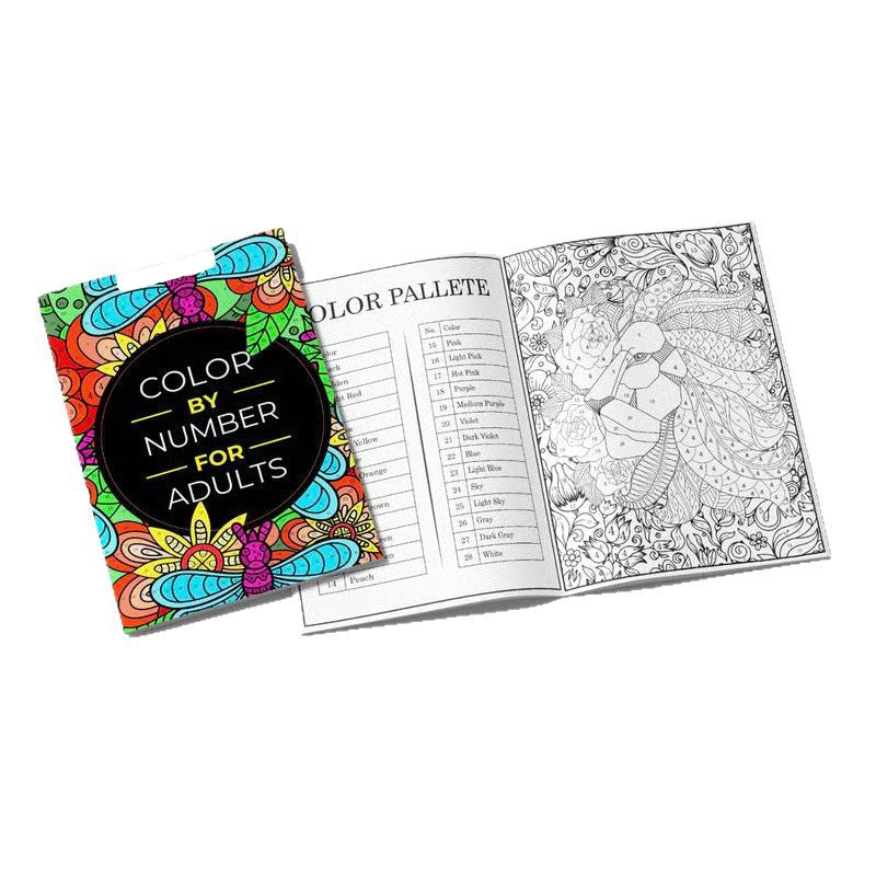 49% OFF This Week Promotions🎉🎉-Color By Number For Adults