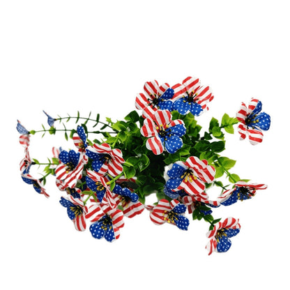 🔥4th of July Hot Sale 50% Off 🔥 Patriotic Red White Blue Artificial Flowers💐