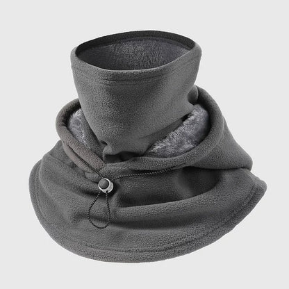 🎁3-in-1 Winter Fleece Balaclava Hood With Adjustable Drawstring