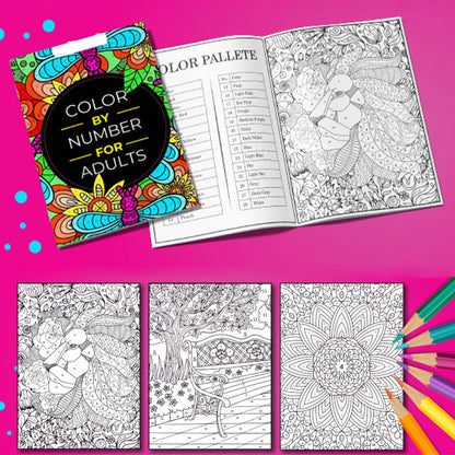 49% OFF This Week Promotions🎉🎉-Color By Number For Adults