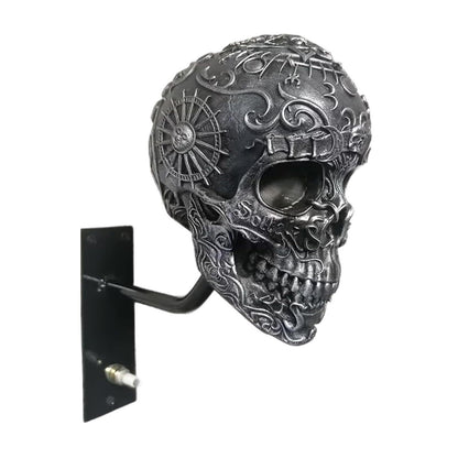 🏍️ 50% OFF Skull Helmet & Riding Gear Wall Rack 💀