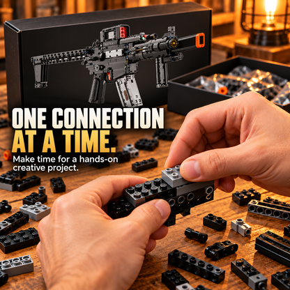 🧱 Brick-Built Display Model Kit 🔧 Hands-On Building & Collectible Design