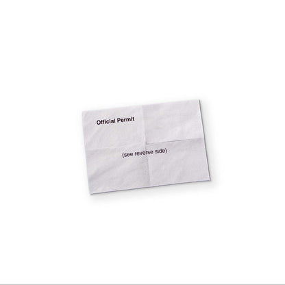 A PERMIT YOU CAN CLEAN YOUR GLASSES WITH