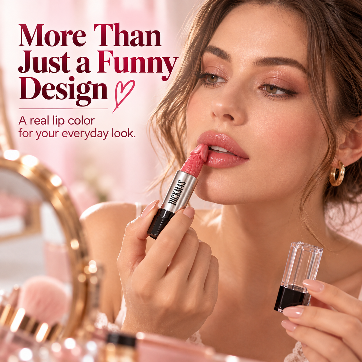 🔥Last Day 50% 💄 Cheeky Novelty Lipstick – Wearable Lip Color with a Hilariously Unexpected Twist 😏