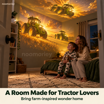🚜 Tractor & Farm Scene Room Projector – Wall & Ceiling Décor for Tractor Lovers！！！