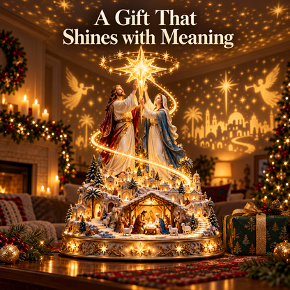 🔥Last Day 50%🌟 Bethlehem’s Guiding Star™ | Illuminated Nativity Scene