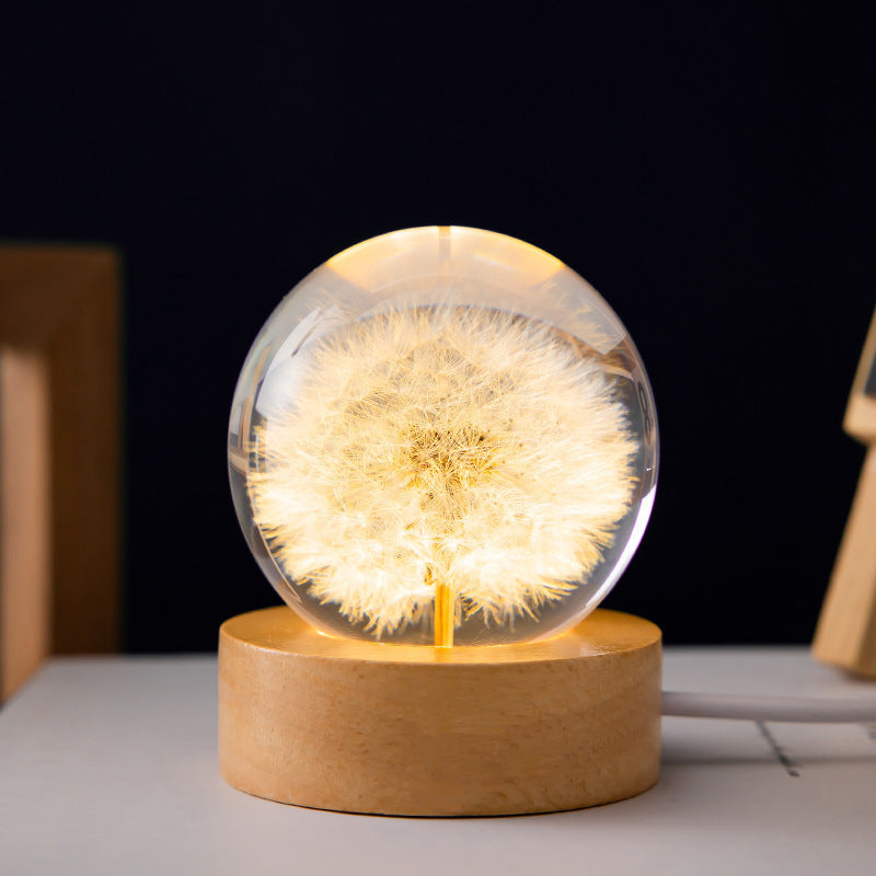 Eternal Flower Resin Lamp 🌸 Handcrafted Floral Night Light, Unique Home Decor & Meaningful Gift