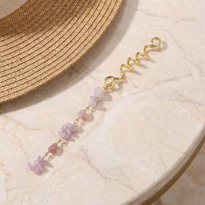 Buy 3 Free Shipping💫Crystal Hair Spiral Charms ✨