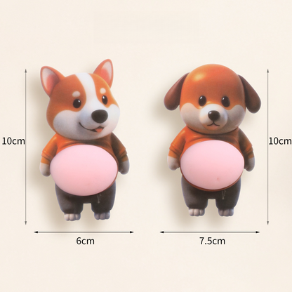 Cute Animal Companion Figures – Kawaii Desk & Car Dashboard Decor