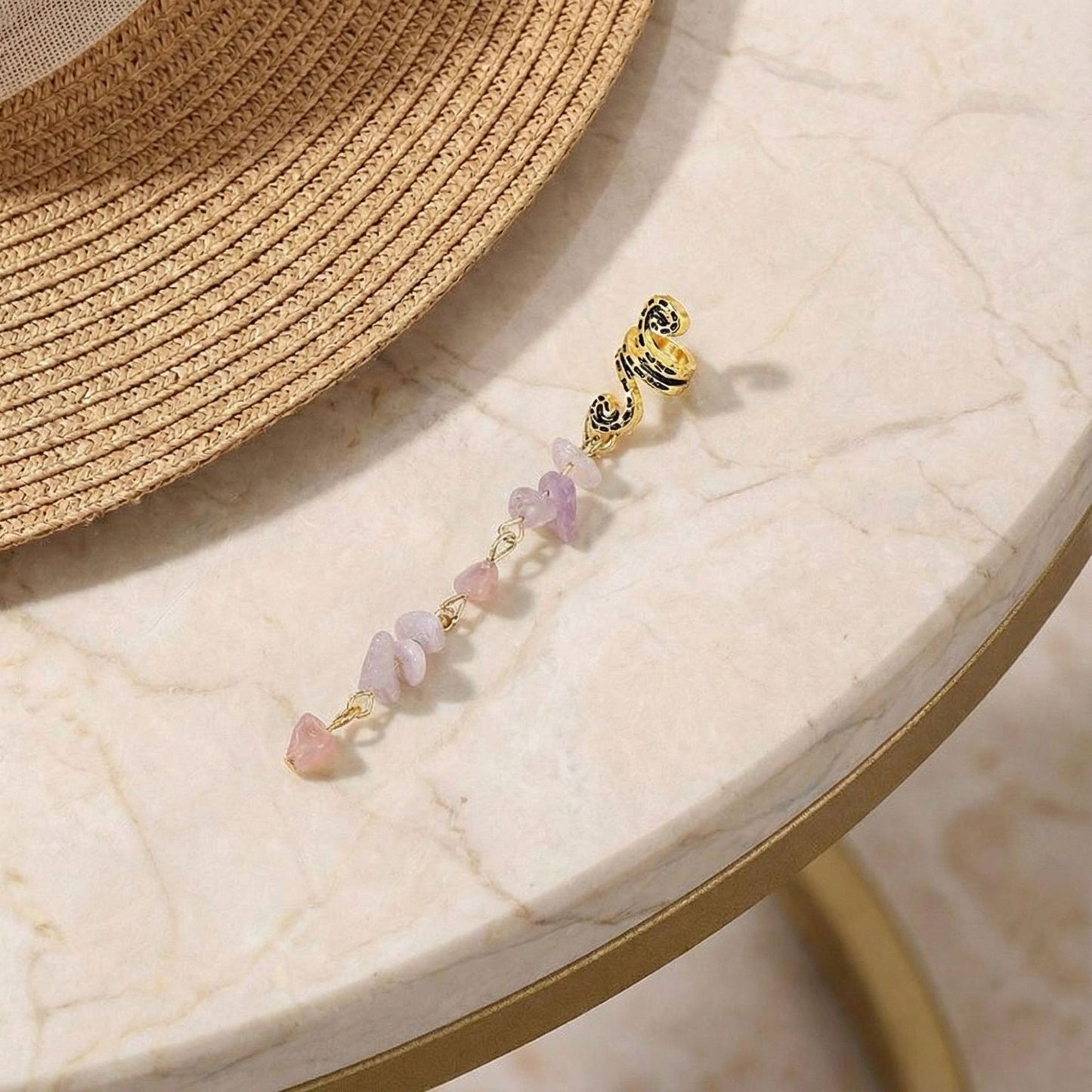 Buy 3 Free Shipping💫Crystal Hair Spiral Charms ✨