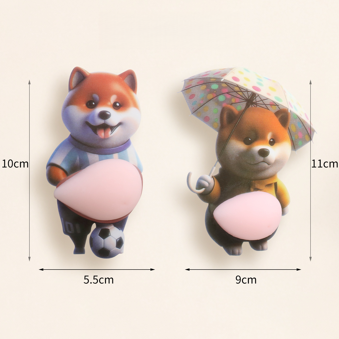Cute Animal Companion Figures – Kawaii Desk & Car Dashboard Decor