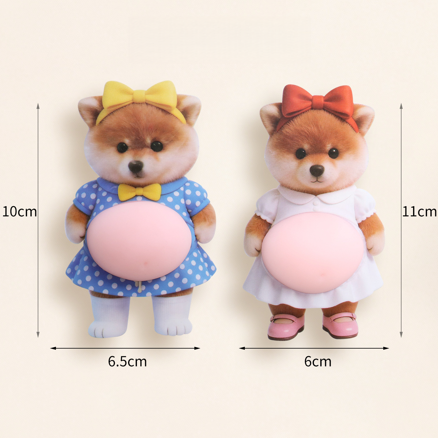 Cute Animal Companion Figures – Kawaii Desk & Car Dashboard Decor