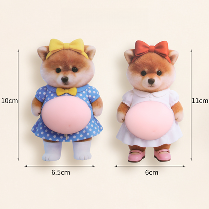 Cute Animal Companion Figures – Kawaii Desk & Car Dashboard Decor
