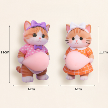 Cute Animal Companion Figures – Kawaii Desk & Car Dashboard Decor