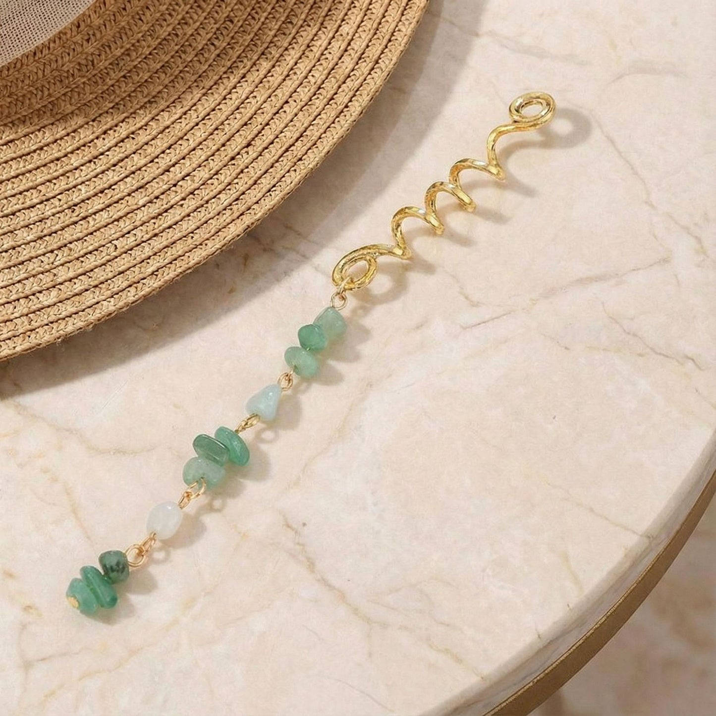 Buy 3 Free Shipping💫Crystal Hair Spiral Charms ✨