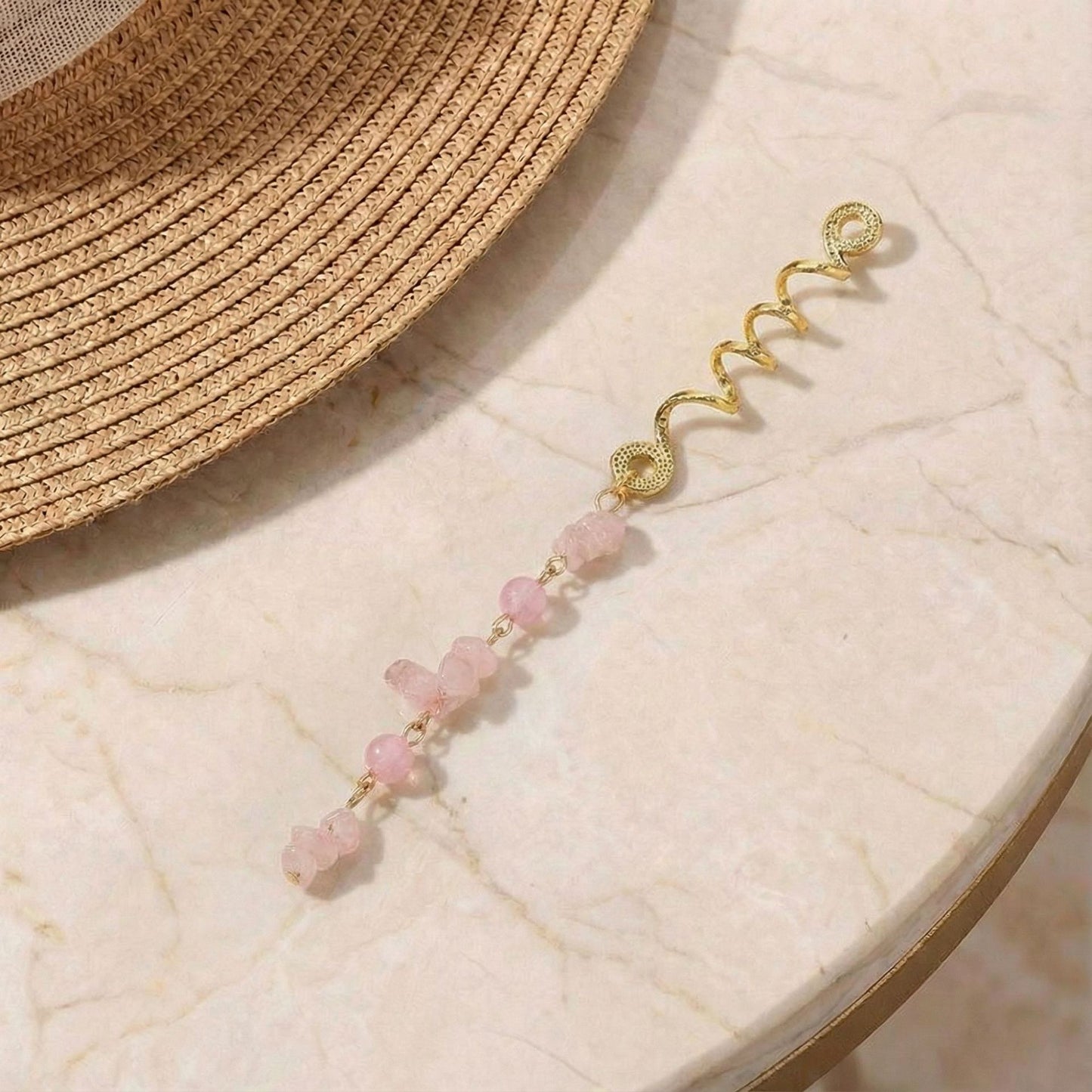 Buy 3 Free Shipping💫Crystal Hair Spiral Charms ✨