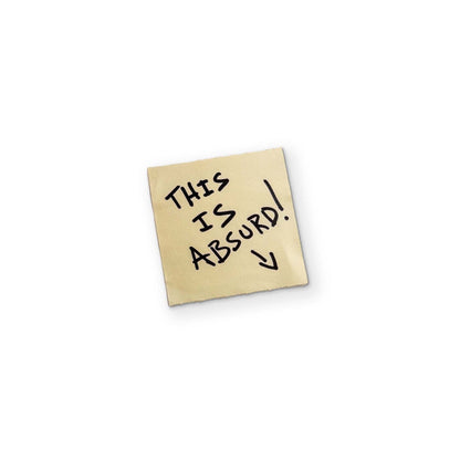 A STICKY NOTE YOU CAN CLEAN YOUR GLASSES WITH