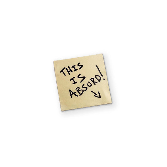 A STICKY NOTE YOU CAN CLEAN YOUR GLASSES WITH