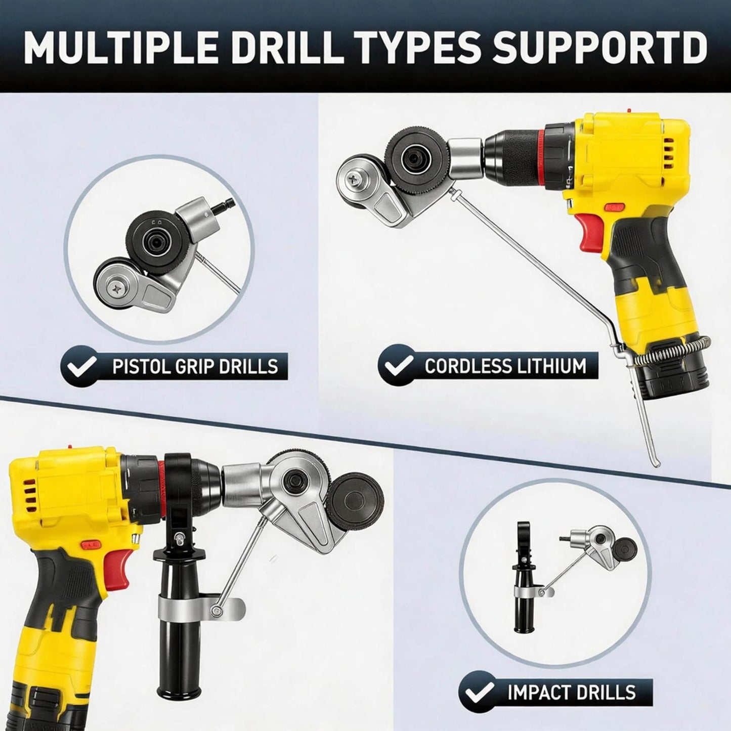 🔧 Upgraded Electric Drill Plate Cutter Attachment – Turns Any Drill Into a Powerful Metal Nibbler for Steel, Aluminum, Copper & Iron 🛠️