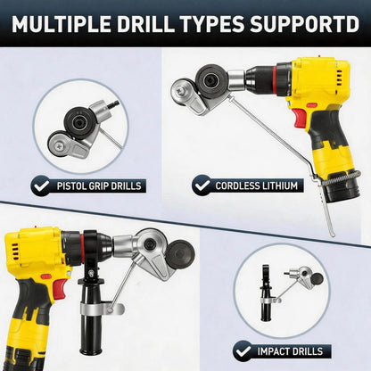 🔧 Upgraded Electric Drill Plate Cutter Attachment – Turns Any Drill Into a Powerful Metal Nibbler for Steel, Aluminum, Copper & Iron 🛠️
