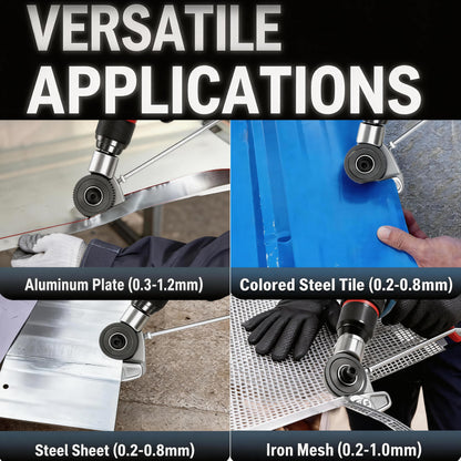 🔧 Upgraded Electric Drill Plate Cutter Attachment – Turns Any Drill Into a Powerful Metal Nibbler for Steel, Aluminum, Copper & Iron 🛠️