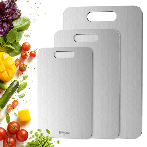 🔥 Ditch Bacteria-Trapping Plastic Forever — Upgrade to Pure Titanium & Prep Food the Safe, Clean Way.