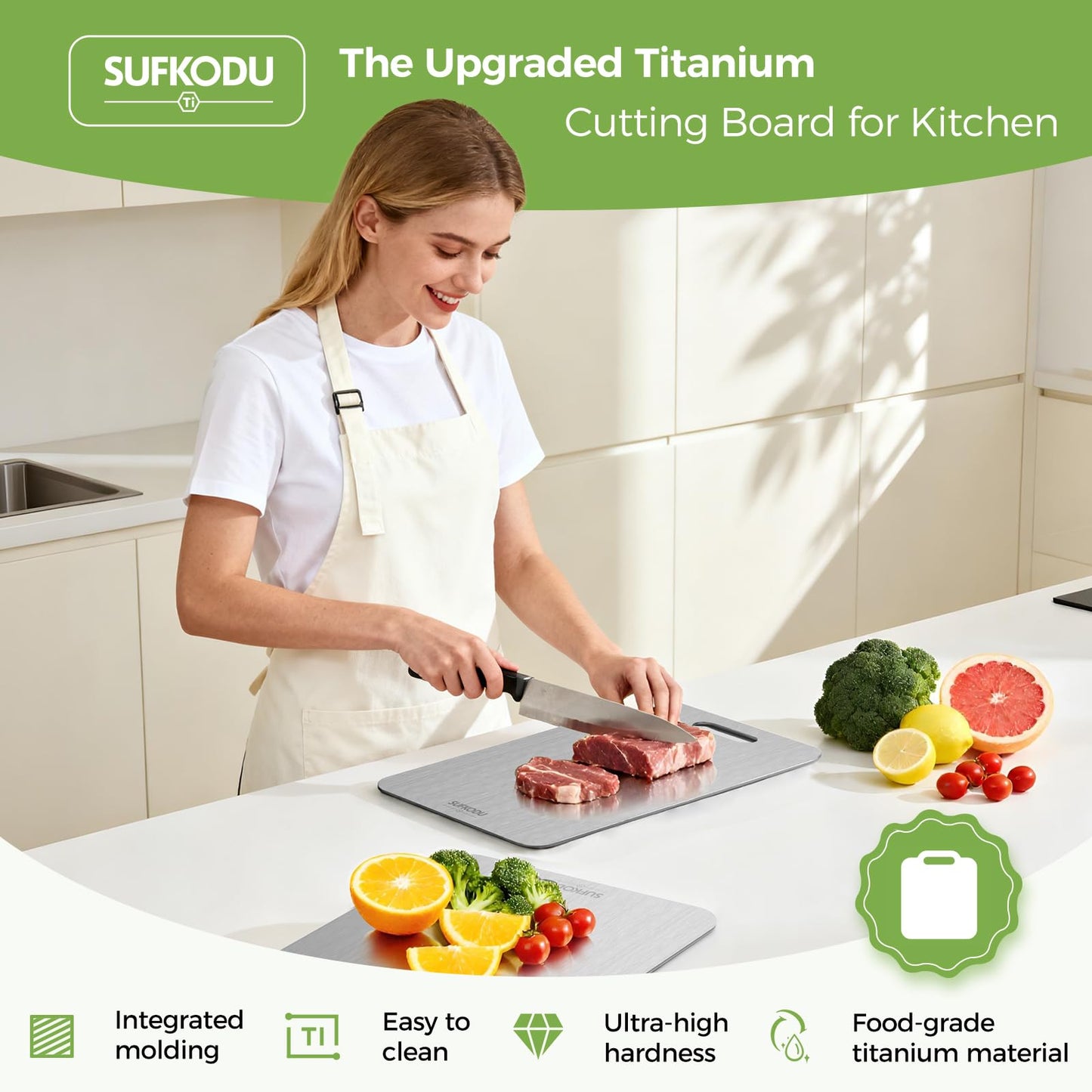 🔥 Ditch Bacteria-Trapping Plastic Forever — Upgrade to Pure Titanium & Prep Food the Safe, Clean Way.