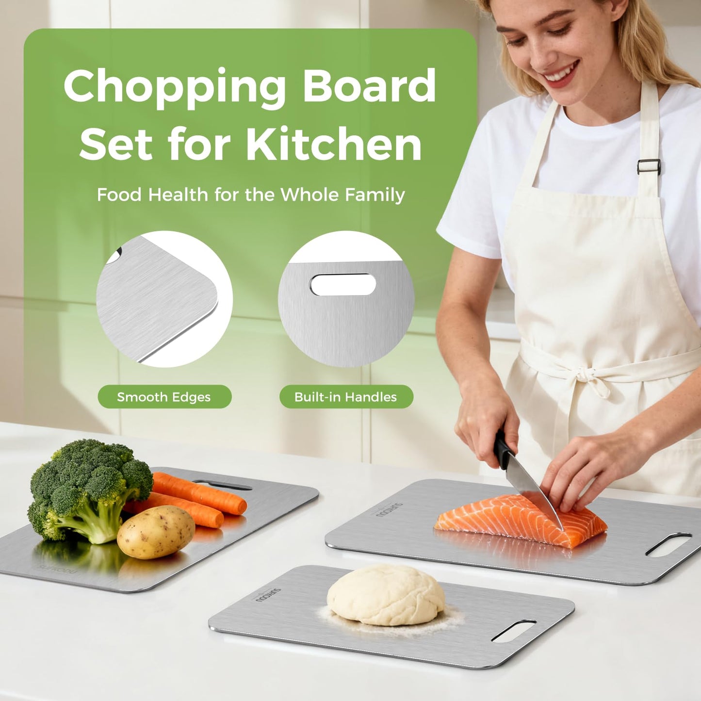 🔥 Ditch Bacteria-Trapping Plastic Forever — Upgrade to Pure Titanium & Prep Food the Safe, Clean Way.