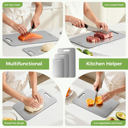 🔥 Ditch Bacteria-Trapping Plastic Forever — Upgrade to Pure Titanium & Prep Food the Safe, Clean Way.