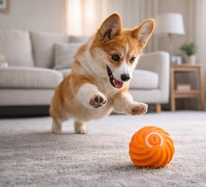 Smart Interactive Bouncing Ball For Dogs & Cats