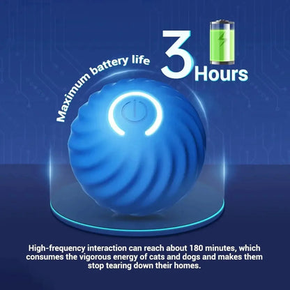Smart Interactive Bouncing Ball For Dogs & Cats | Automatic Pet Toy