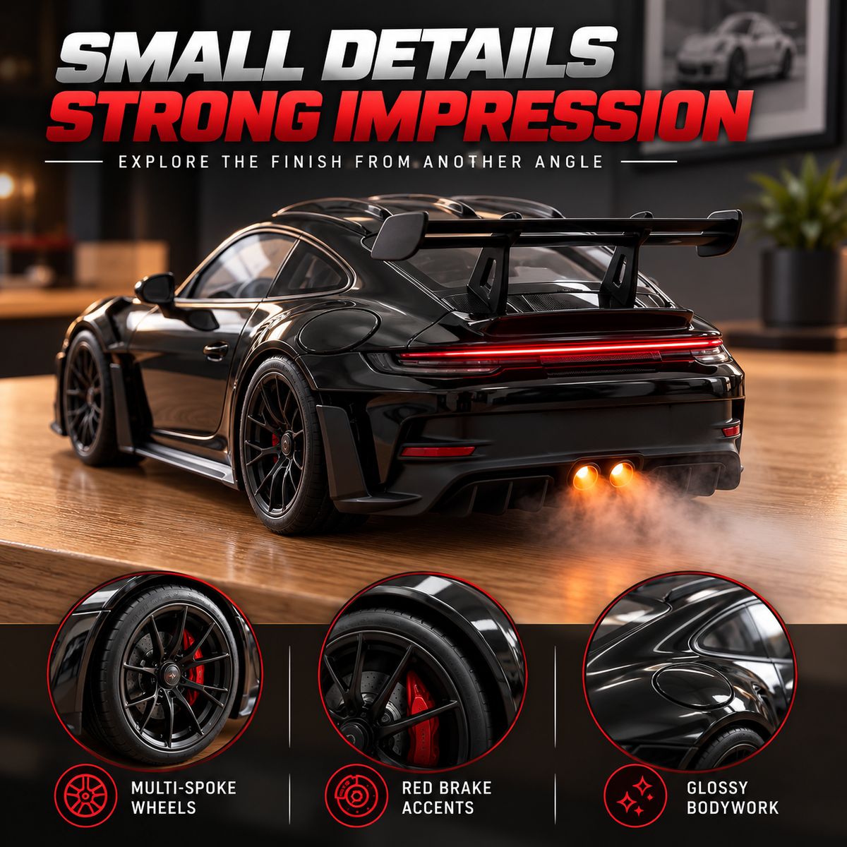 🌫️ Futuristic Car Mist Diffuser 🏁 Modern Lighting & Sleek Details