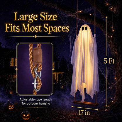 👻 The 5FT Glowing Ghost Everyone Will Stop to Look At.