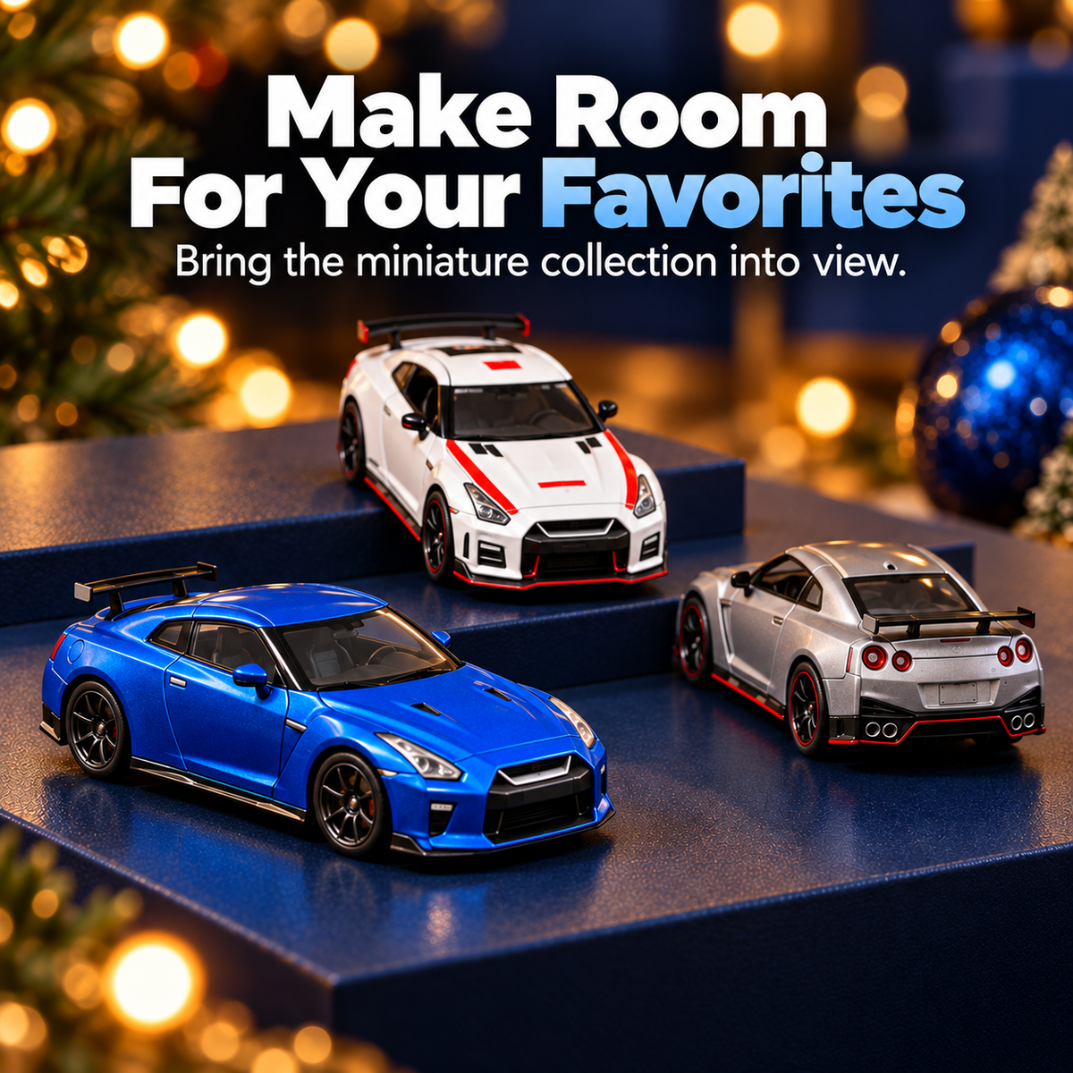 2026 Christmas Countdown Calendar with Die-Cast Car Models – Featuring 24 Classic JDM-Style Vehicles as Holiday Gifts