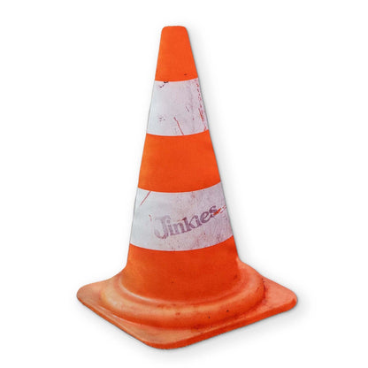 A TRAFFIC CONE YOU CAN CLEAN YOUR GLASSES WITH