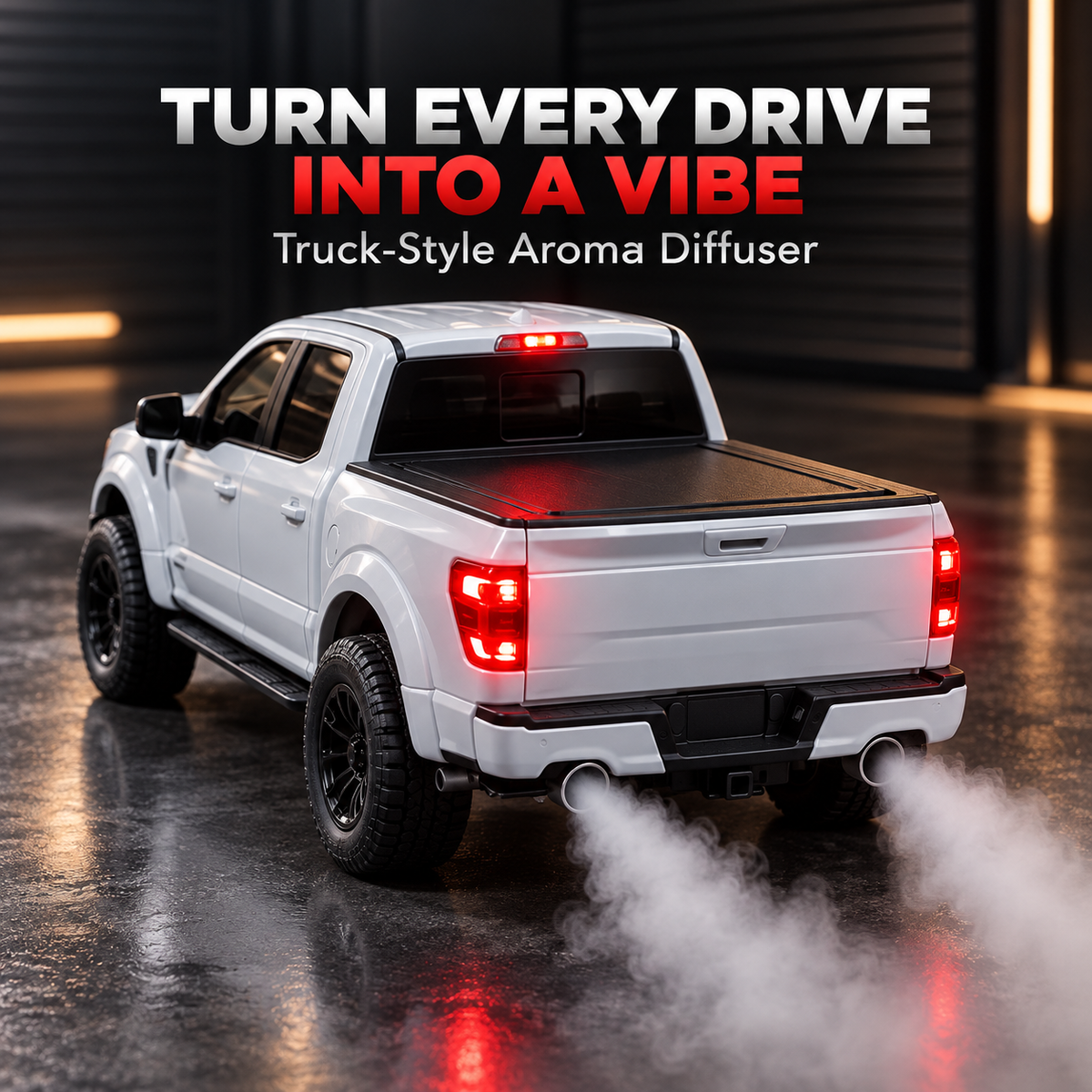 🛻 Realistic Mini Pickup Truck Aroma Diffuser 💨 – Dual Exhaust Mist Effect, Cool Desk Decor & Unique Gift for Truck Lovers 🎁