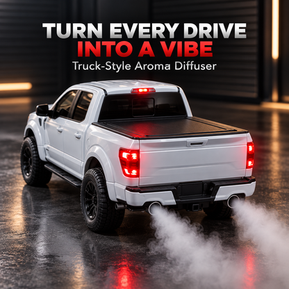 🛻 Realistic Mini Pickup Truck Aroma Diffuser 💨 – Dual Exhaust Mist Effect, Cool Desk Decor & Unique Gift for Truck Lovers 🎁