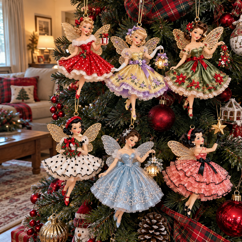 🔥LAST DAY 49% OFF🎄Vintage Fairy Christmas Ornaments