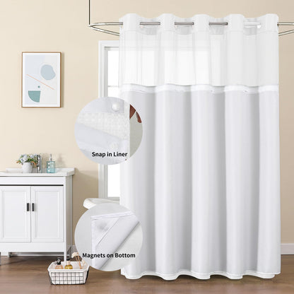 Elevate Your Morning Ritual with the Ultimate Hotel-Style Shower Curtain ✨